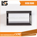 Aluminum die casting LED outdoor corner light housing with black color